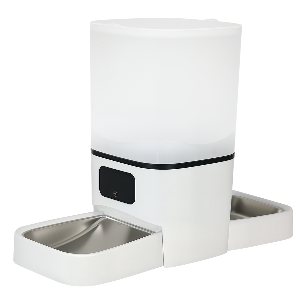 PaWz 6L Automatic Pet Feeder 2 Bowl Food Dispenser-2029387318351237128