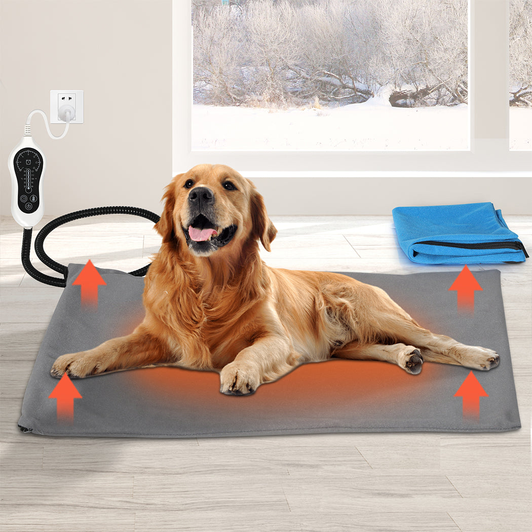 Pawz Electric Dog Bed Heated Pet Pad Large-2029387233508855814