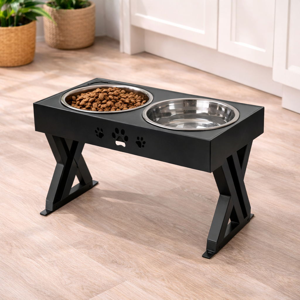 PaWz Multi-Adjustable Elevated Feeder