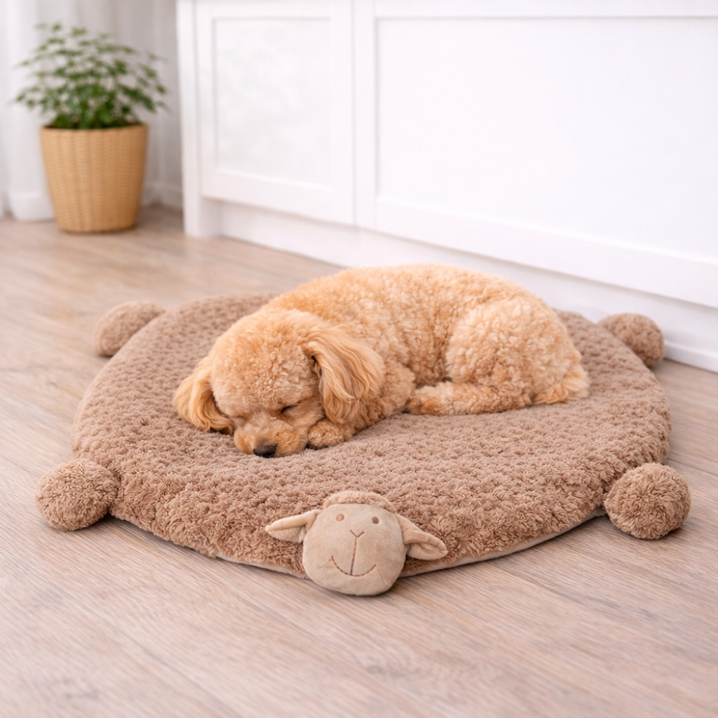 PaWz Squeaky Animal Mat - Tan, M