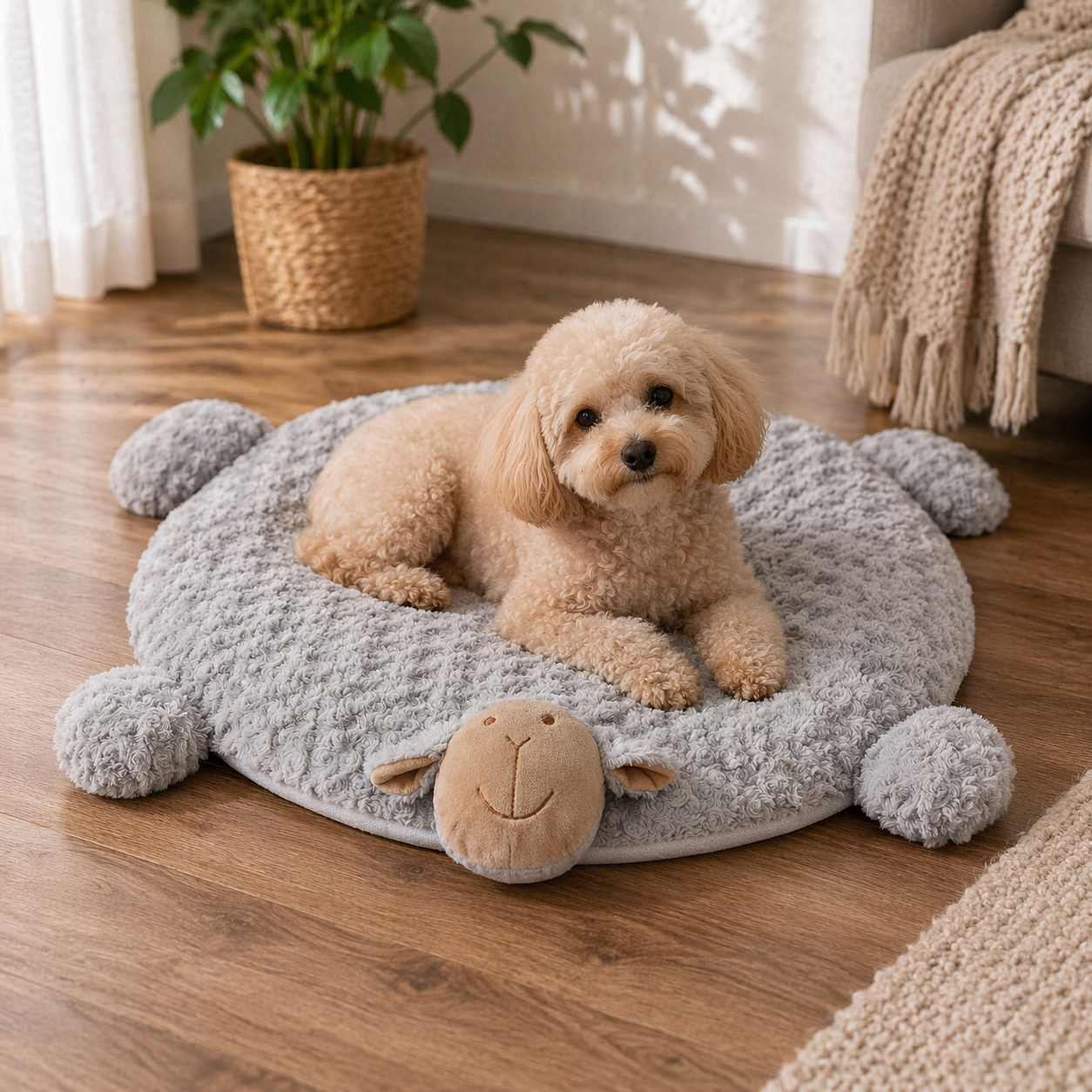 PaWz Squeaky Animal Mat - Grey, L