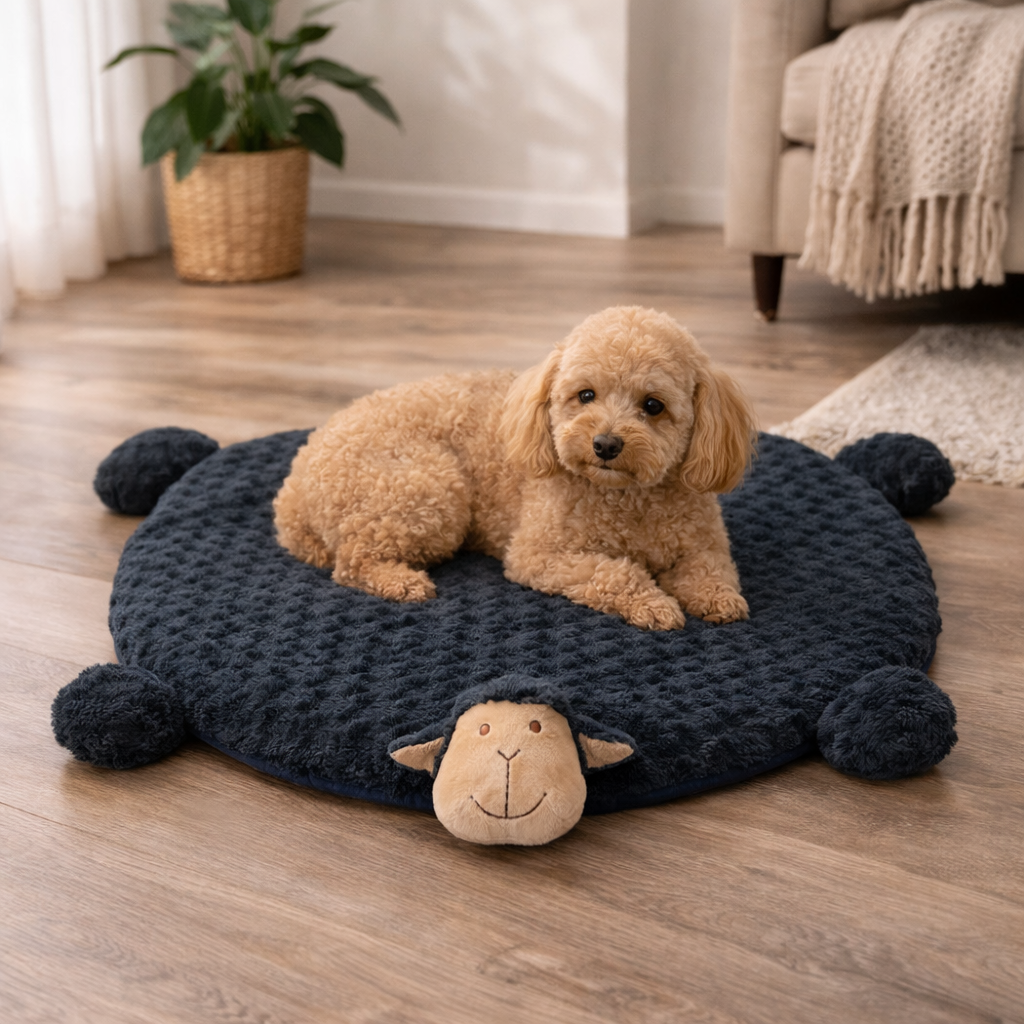 PaWz Squeaky Animal Mat - Charcoal, L