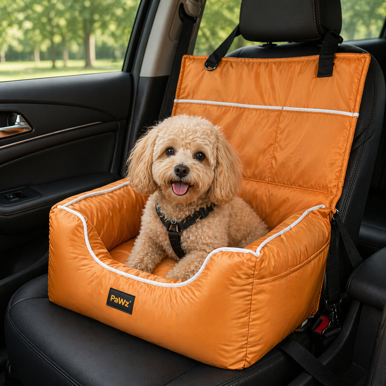 PaWz Safety Travel Car Seat - Orange
