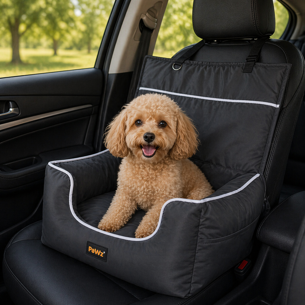 PaWz Safety Travel Car Seat - Grey