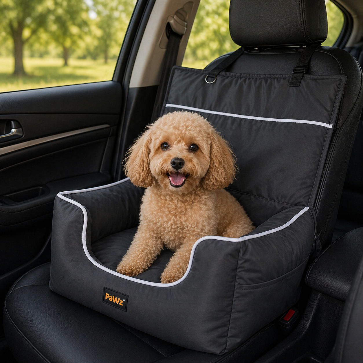 PaWz Safety Travel Car Seat - Grey