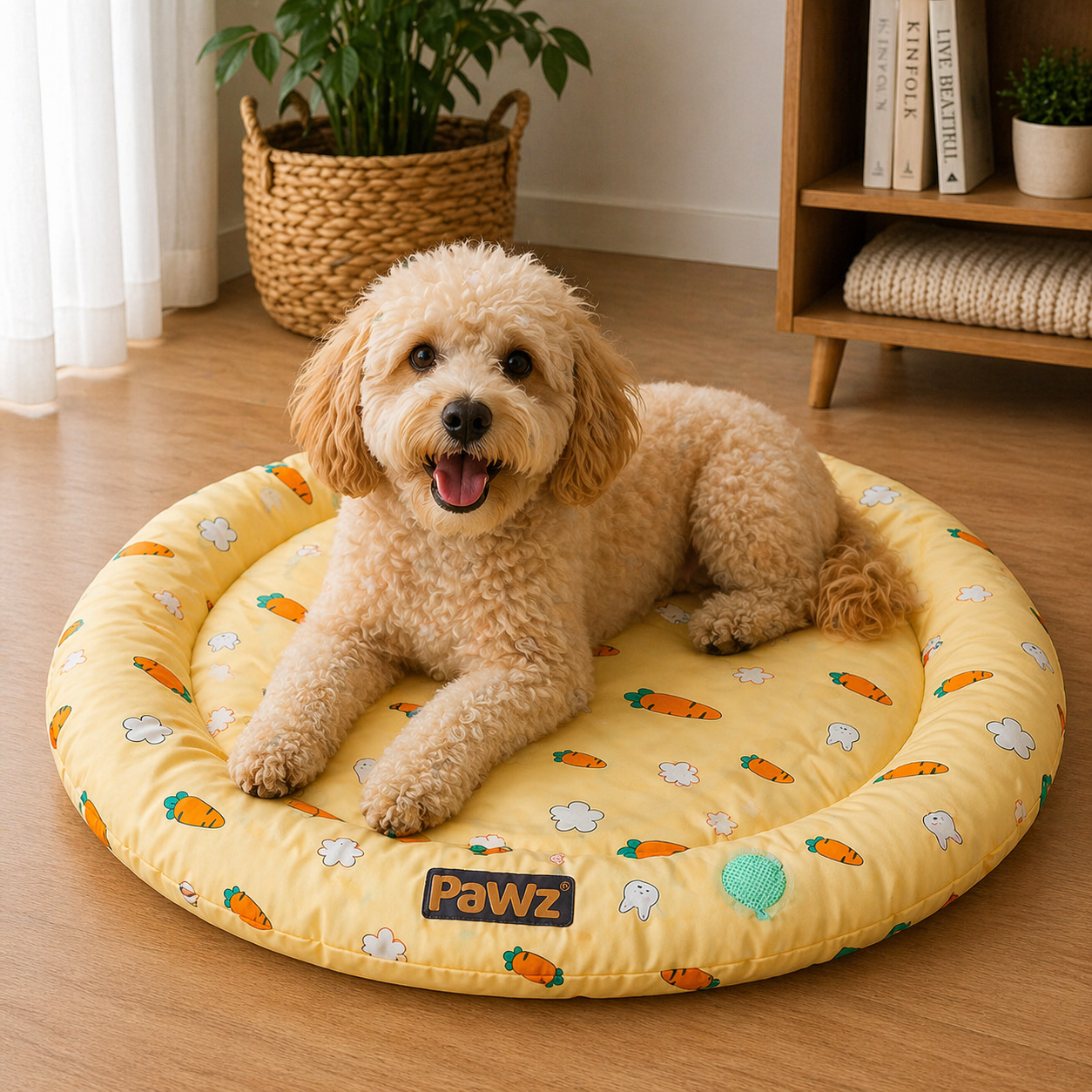 PaWz Carrot Round Cooling Mat - L