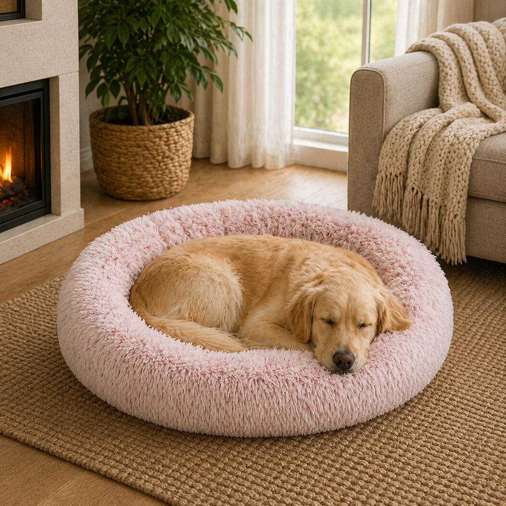 PaWz Soft Plush Bed - Pink, M