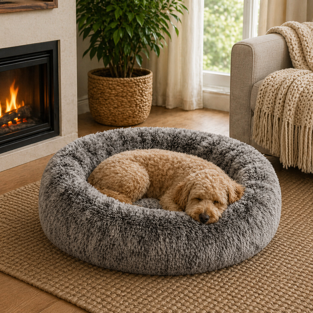 PaWz Soft Plush Bed - Grey, XXL