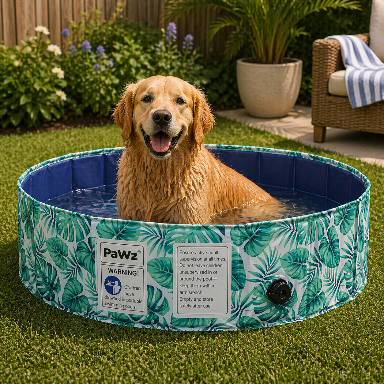PaWz Floral Swimming Pool - L