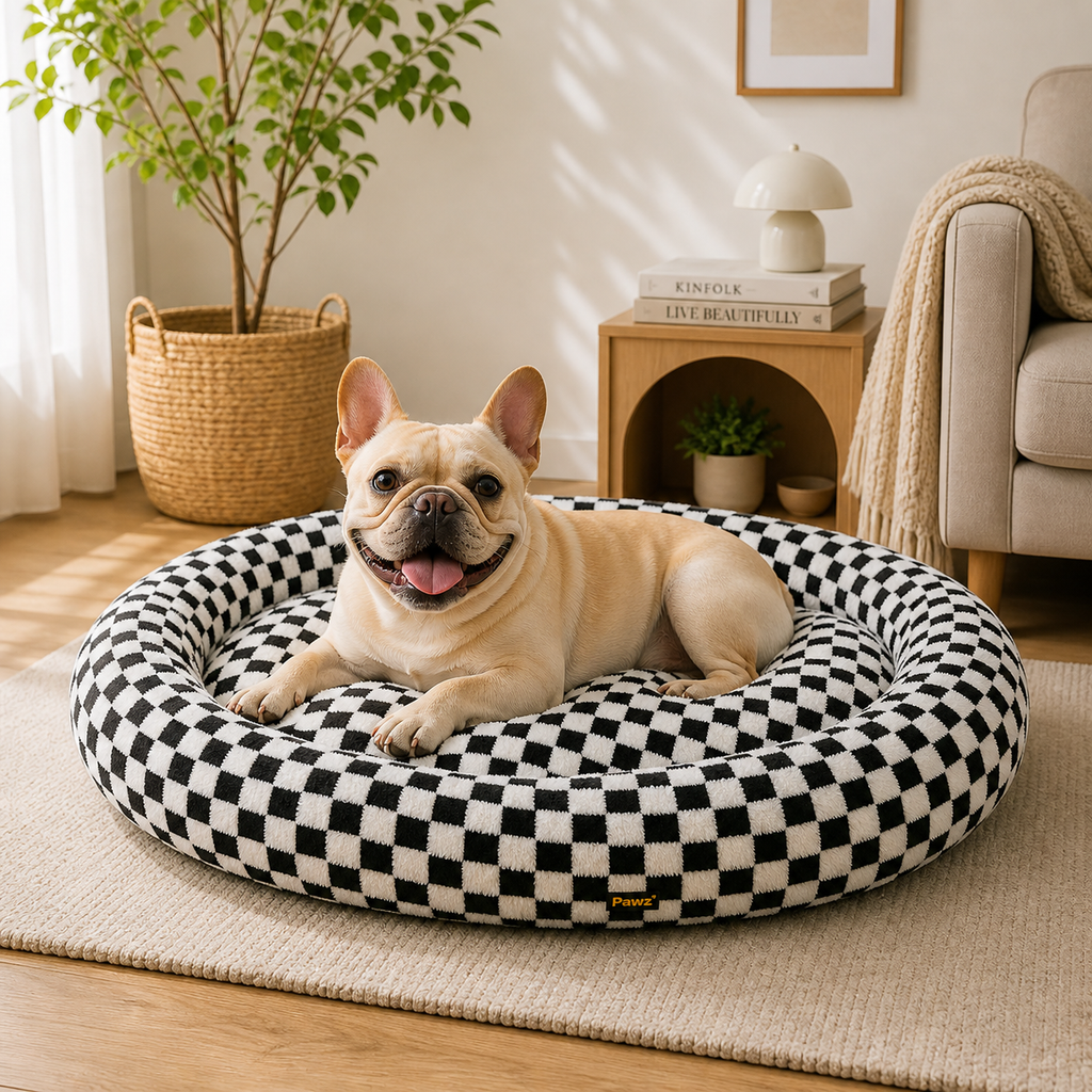 Pawz Orthopedic Donut Bed - Cheq, XL
