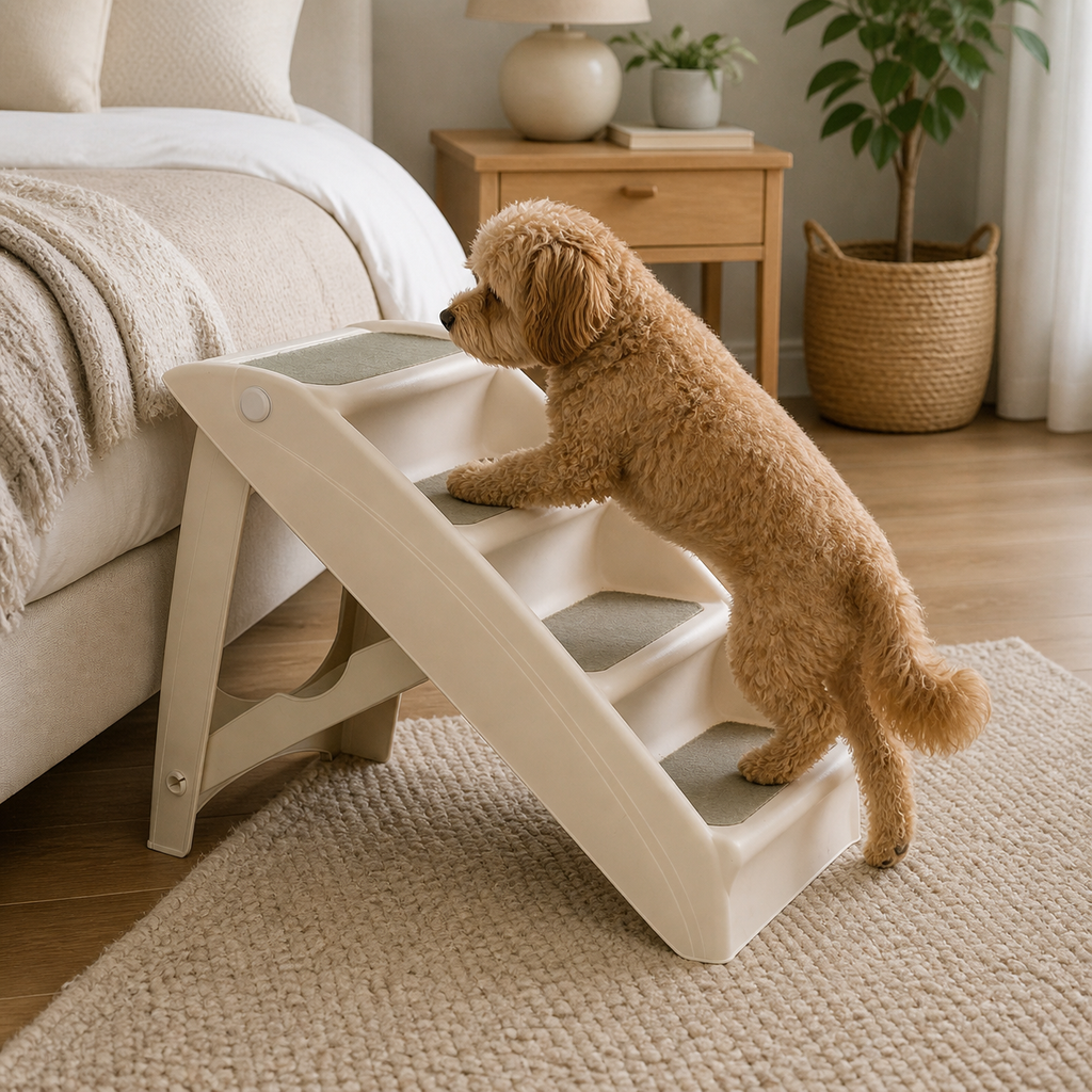 PaWz Plastic Dog Stairs - Light