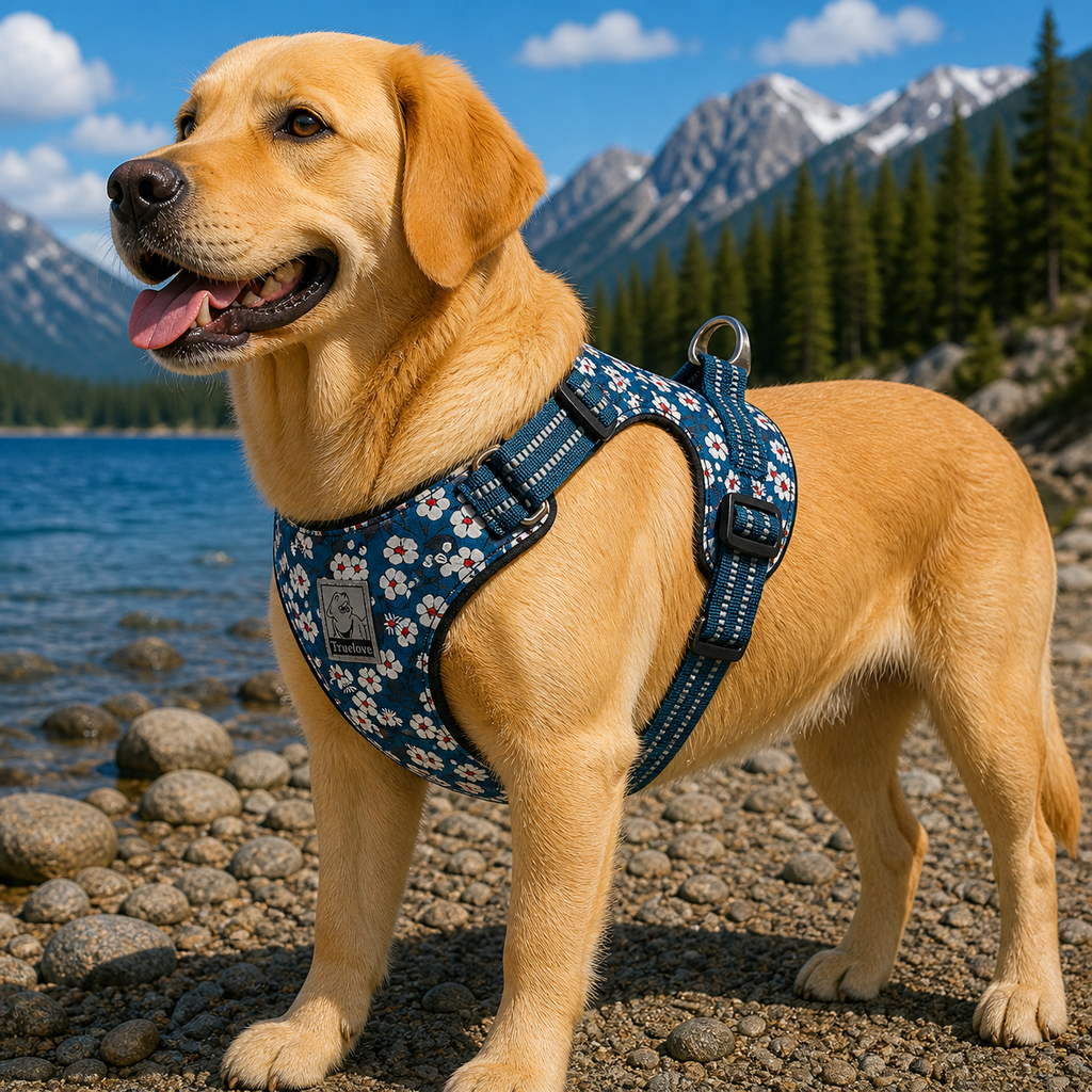 TrueLove Floral Harness - Blue, XL