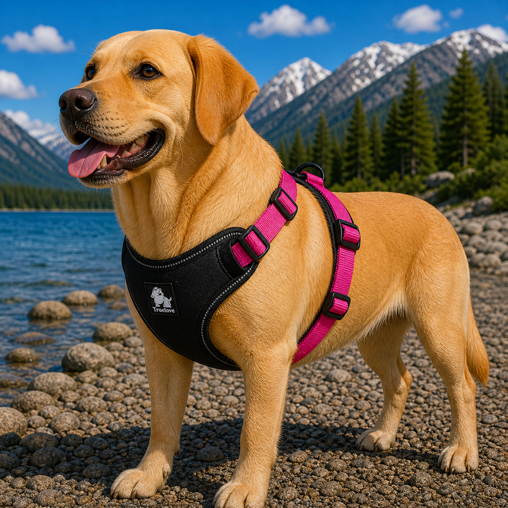 True Love Urban Dog Harness - Pink, L
