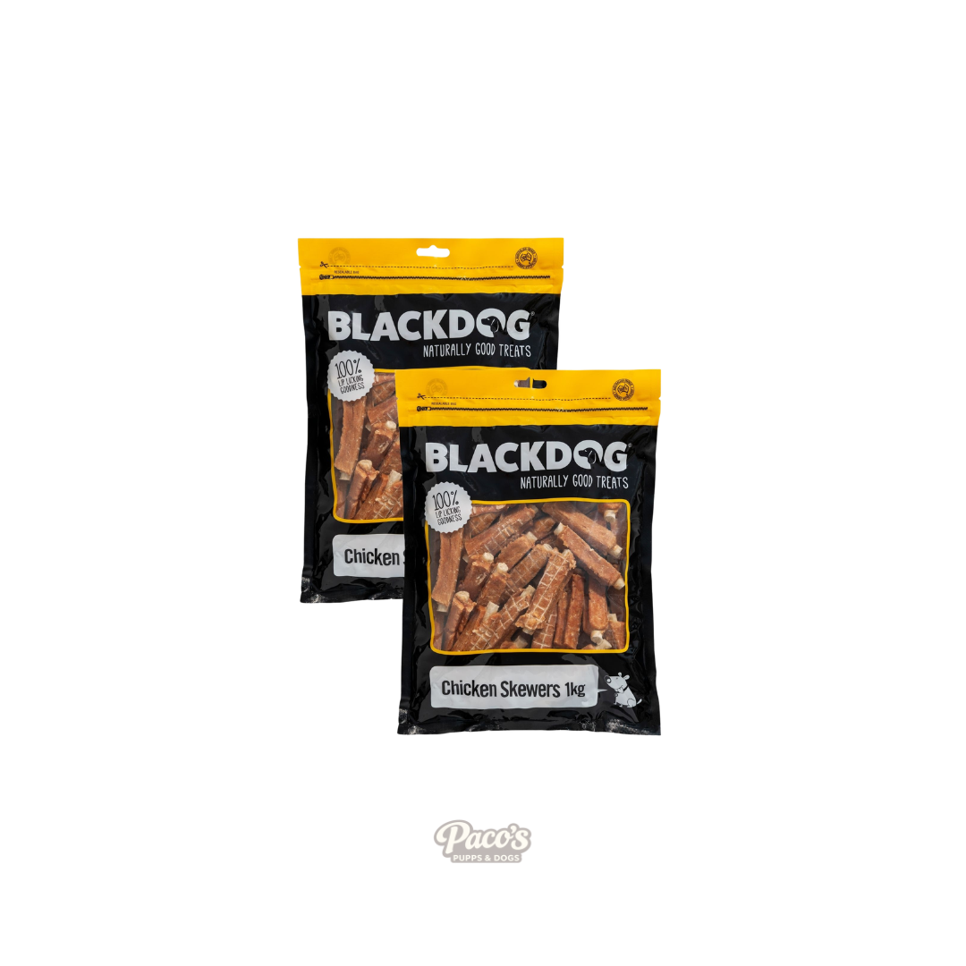 Blackdog Chicken Skewers - 1kg x 2pk