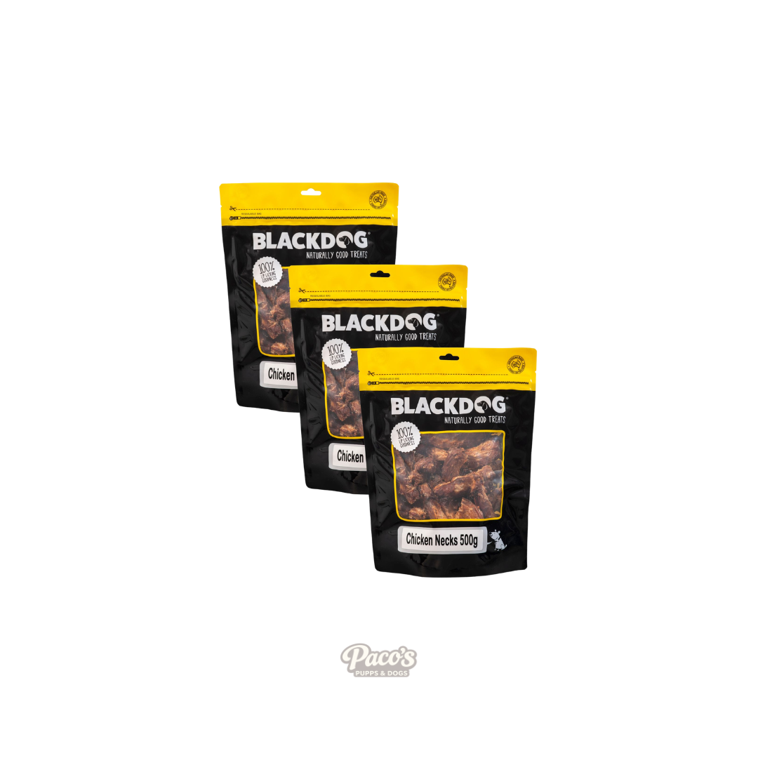 Blackdog Chicken Necks - 500g x 3pk