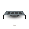 Pawz Elevated Mesh Dog Bed – Black