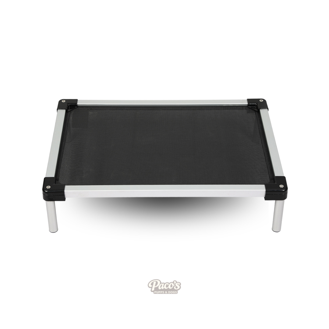 PaWz Aluminium Trampoline Bed - Black, M