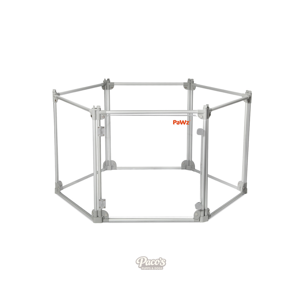 PaWz Clear Pet Playpen – 6 Panel