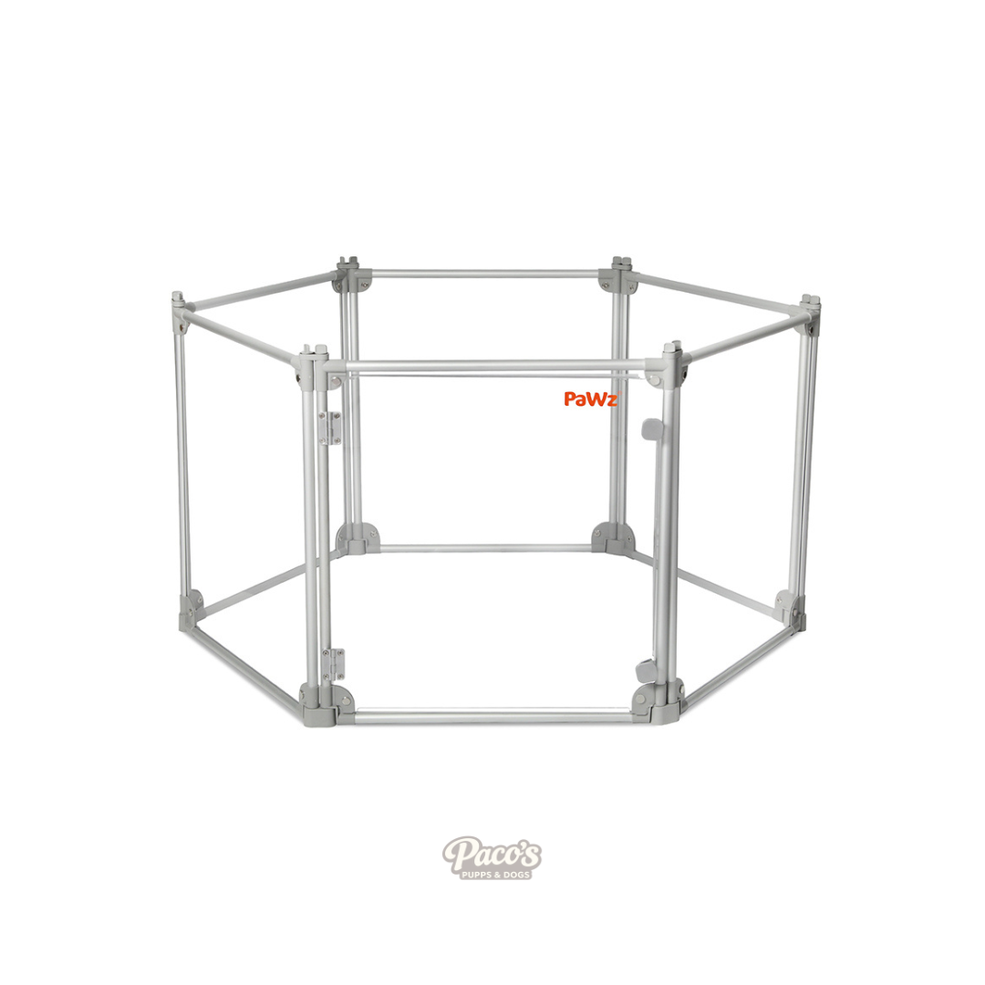 PaWz Clear Pet Playpen – 6 Panel