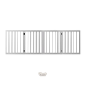 PaWz Retractable Wooden Gate – White, 3 Panel