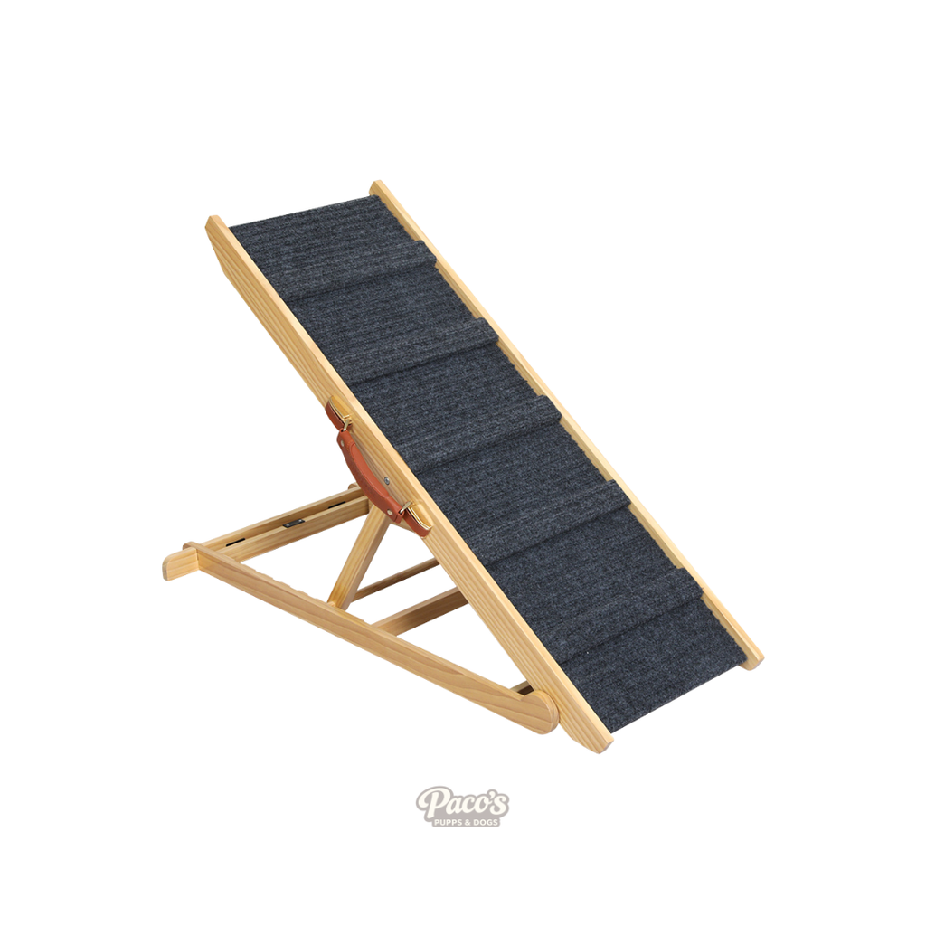 PaWz 5 Step Adjustable Wooden Ramp
