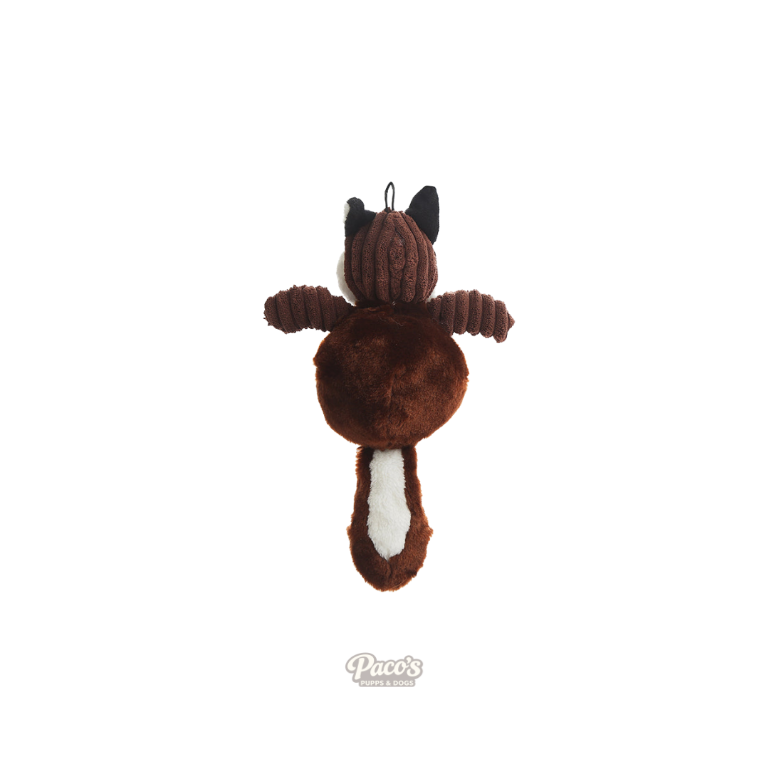 Squeaky Fox Toy - Brown