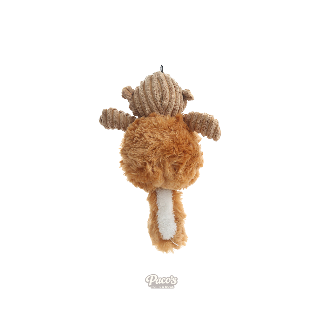 Squeaky Squirrel Toy - Brown