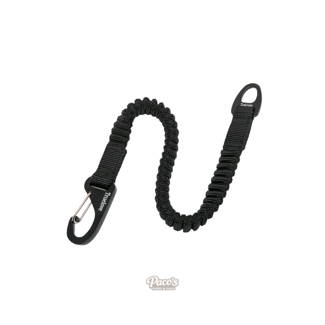 True Love Bungee Leash Extension - Black, M