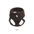 Dog Harness with Steel D Ring - Brown, XL