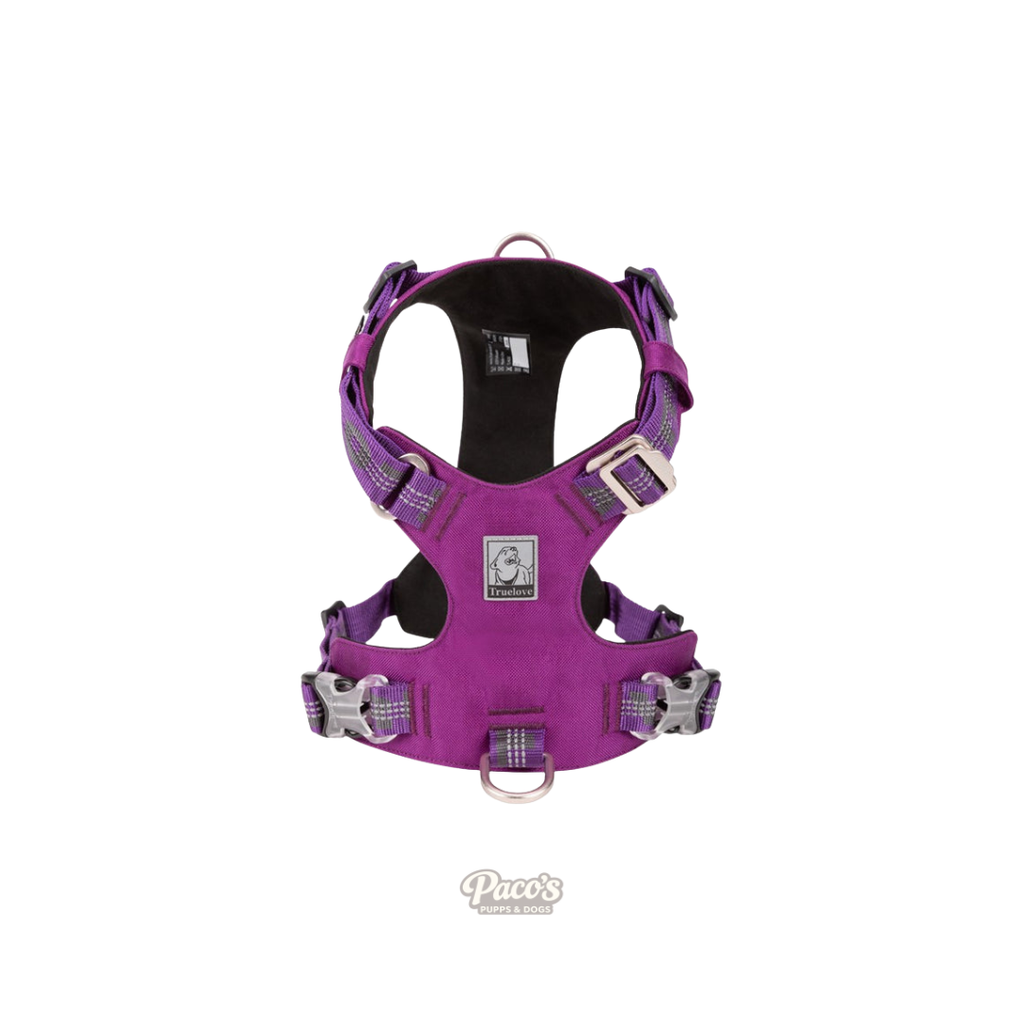 True Love Lightweight Reflective Harness - Purple, M