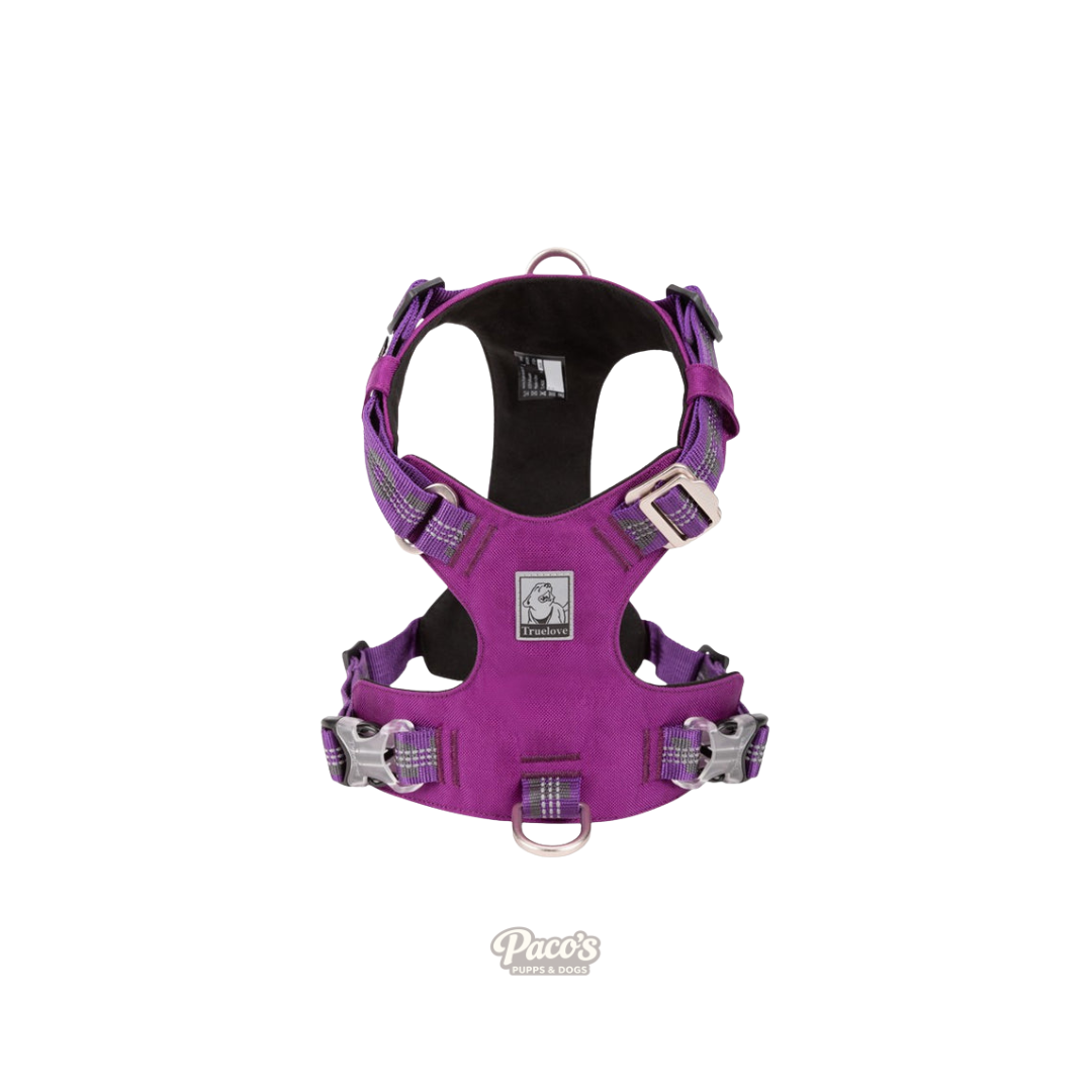 True Love Lightweight Reflective Harness - Purple, S