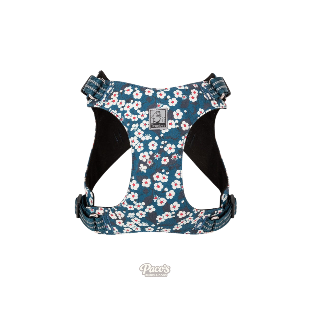 TrueLove Floral Harness - Blue, L