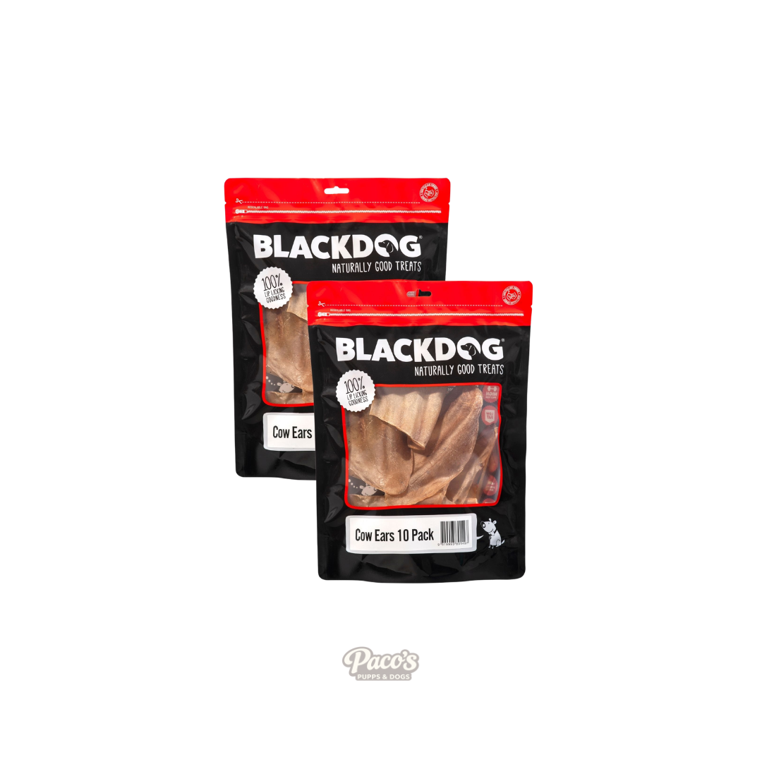 Blackdog Cow Ears - 10pc x 2pk