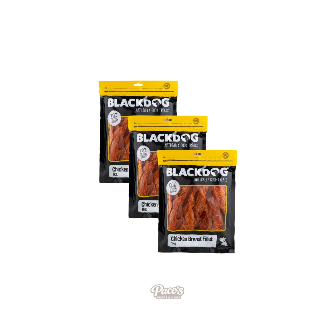 Blackdog Chicken Breast Fillets - 1kg x 3pk