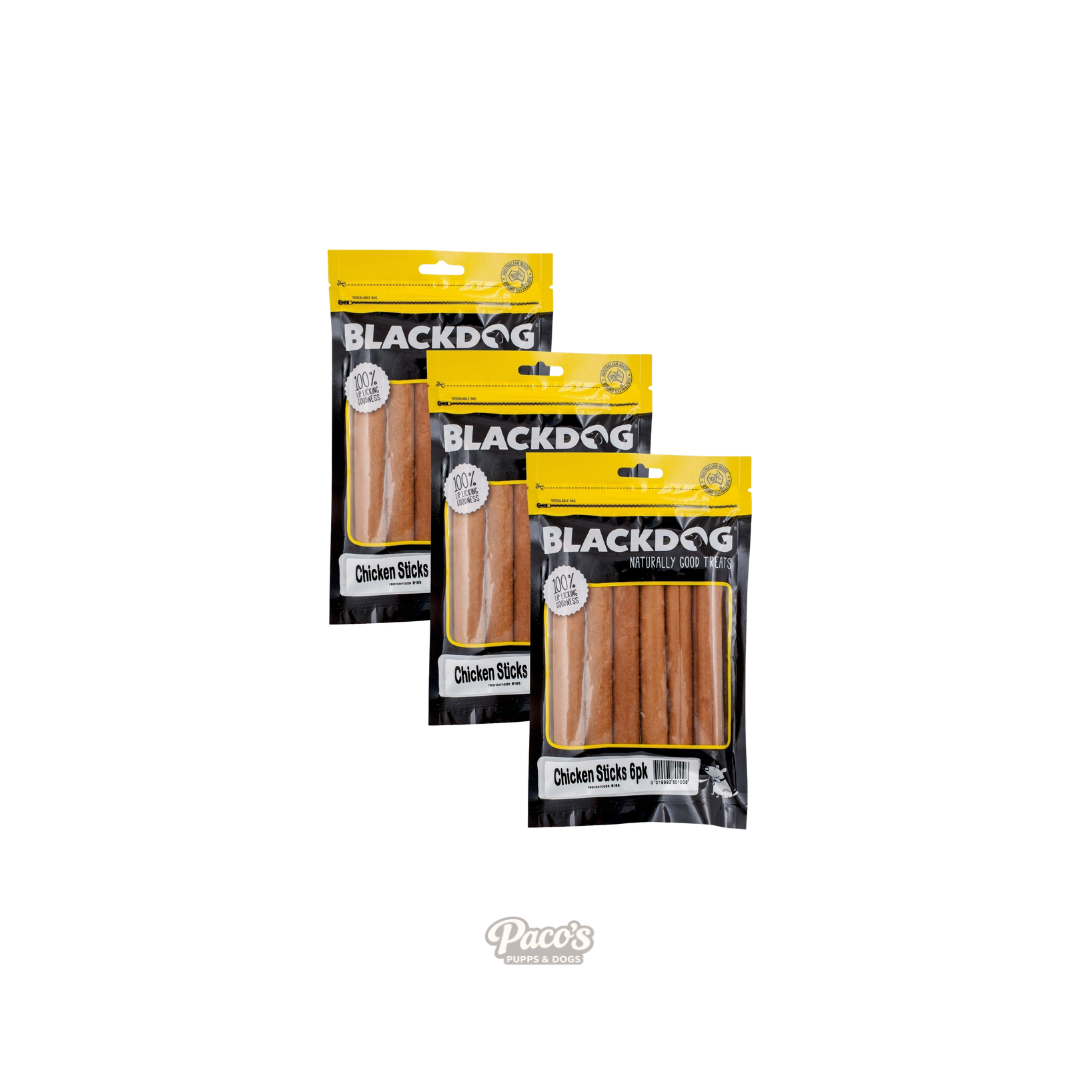 Blackdog Chicken Sticks - 6pc x 3pk