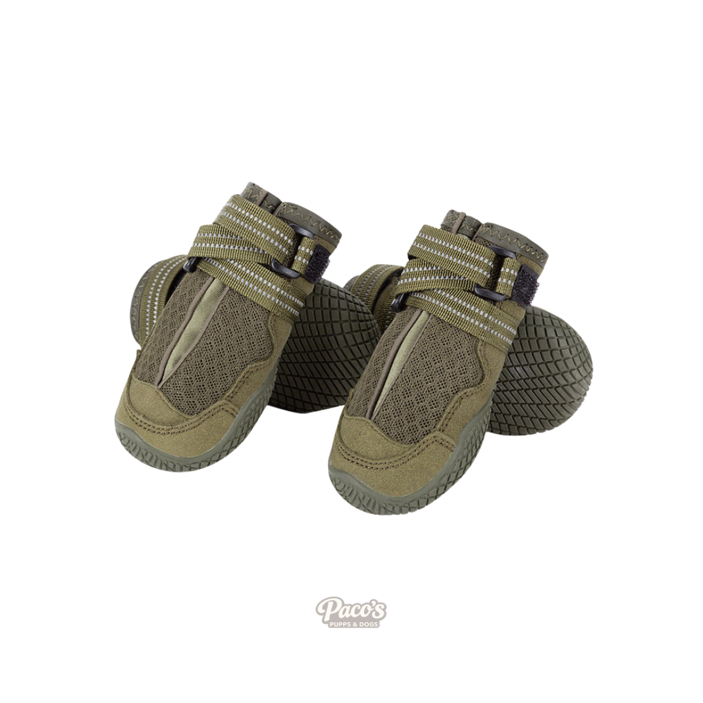 Whinhyepet Outdoor Dog Shoes - Green, Size 3