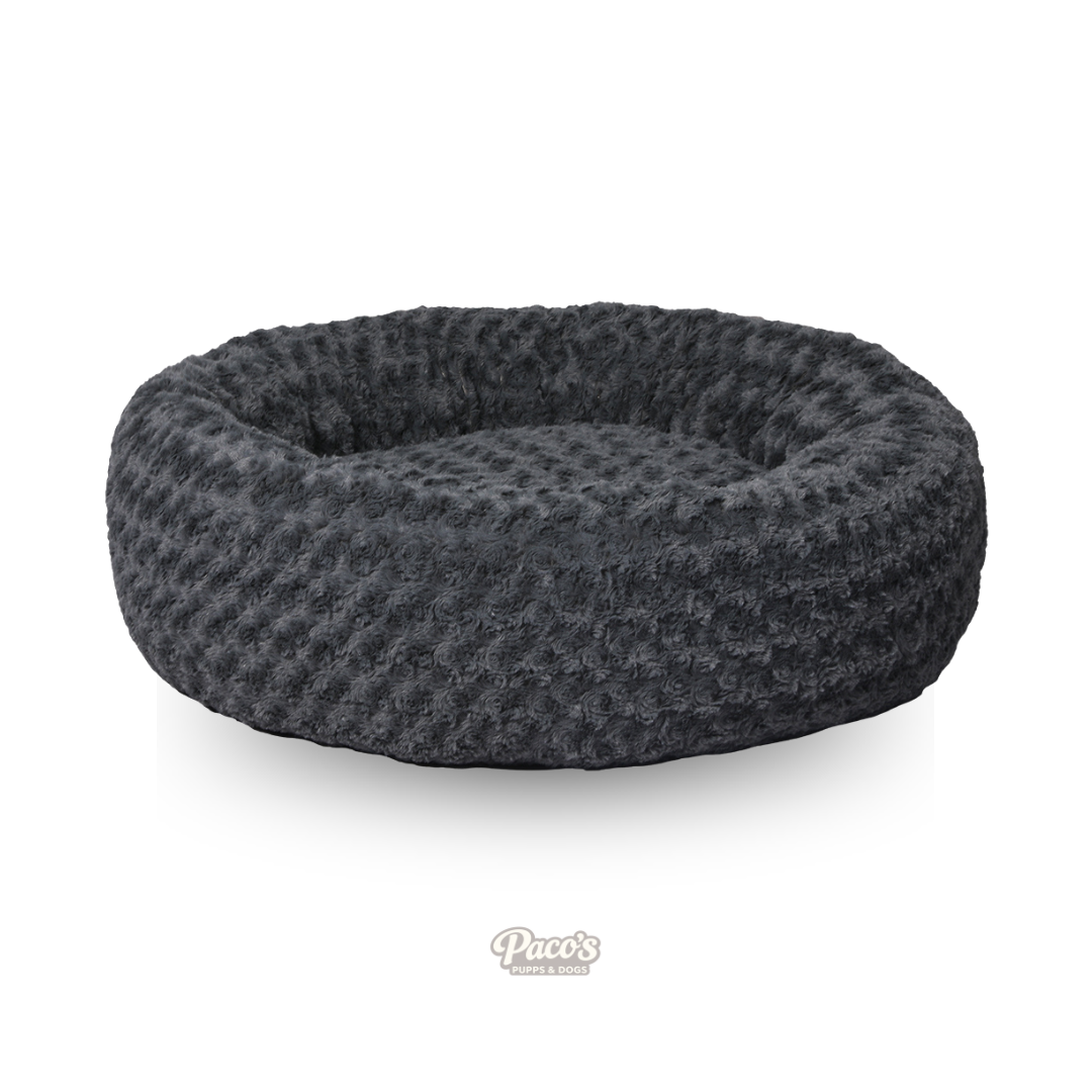 PaWz Fluffy Donut Bed - Dark, L