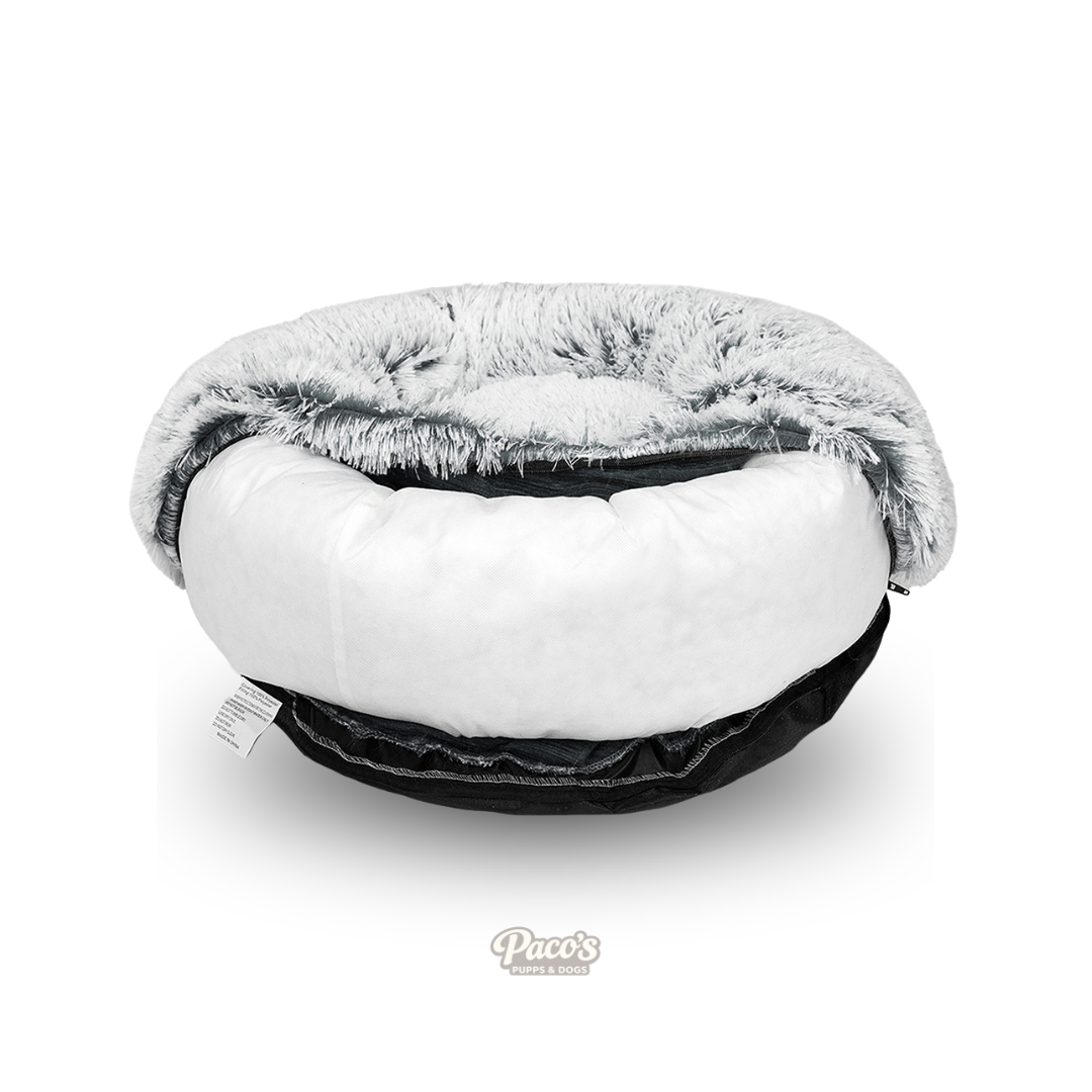 PaWz Soft Plush Bed Cover - Grey, XXL