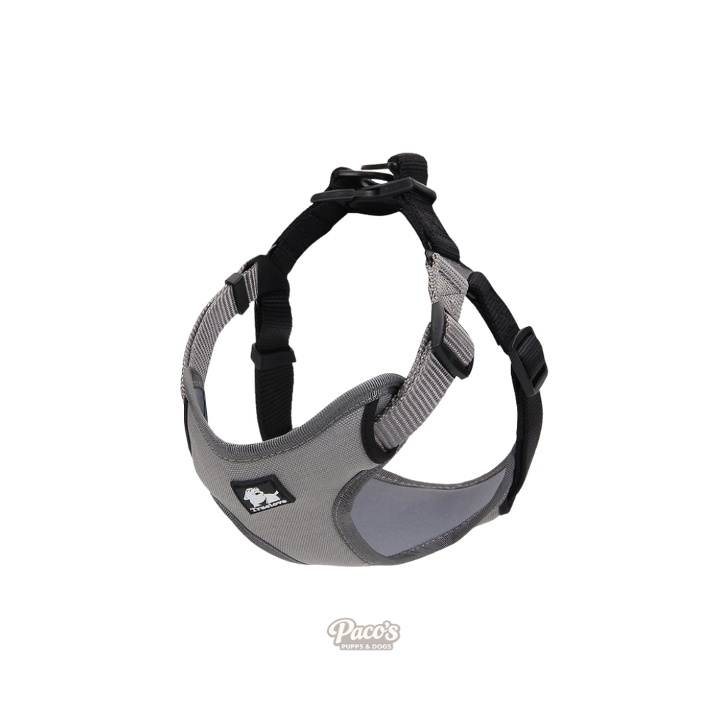 True Love Urban Dog Harness - Grey, L