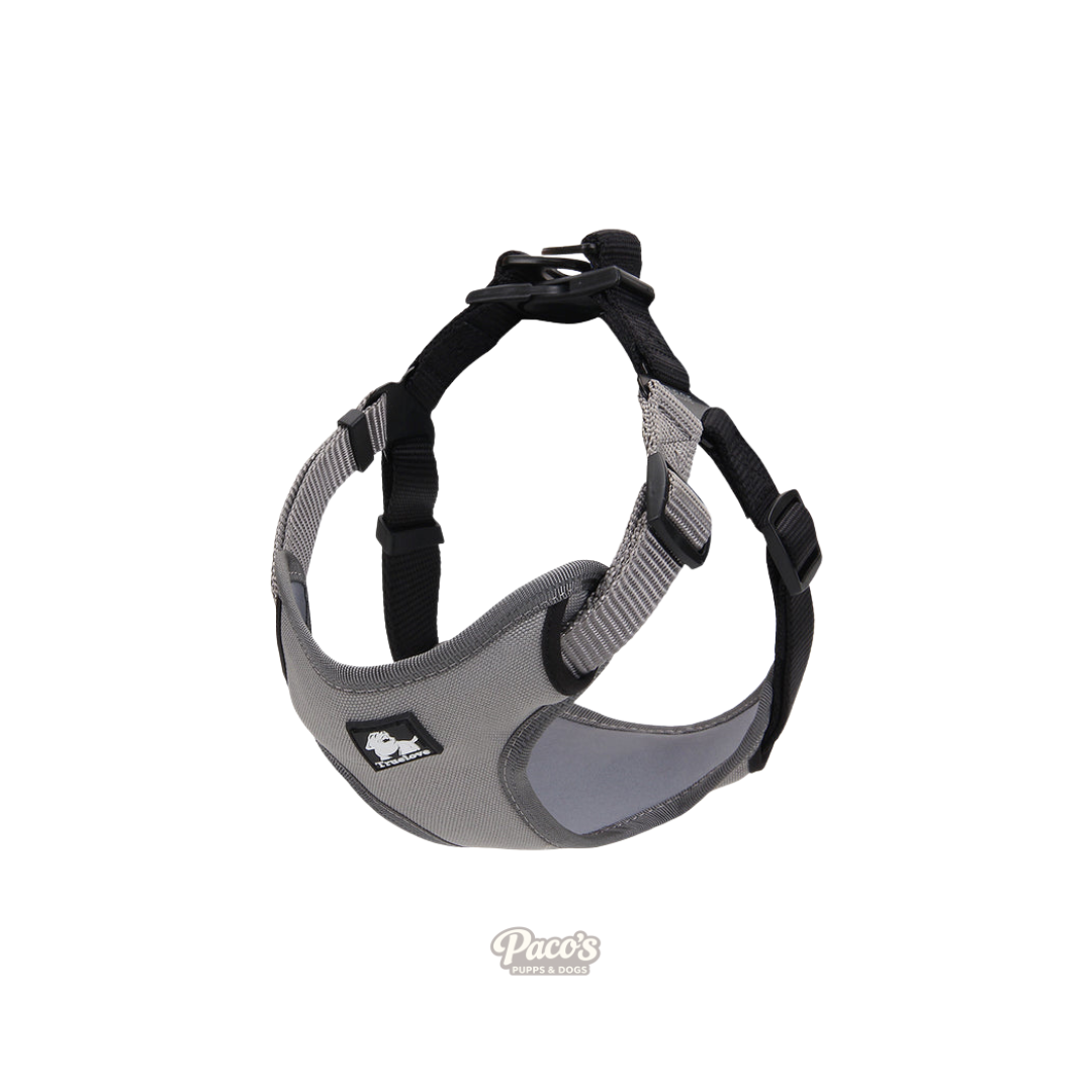 True Love Urban Dog Harness - Grey, S