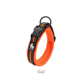 True Love Heavy Duty Reflective Dog Collar - Orange, 2XS