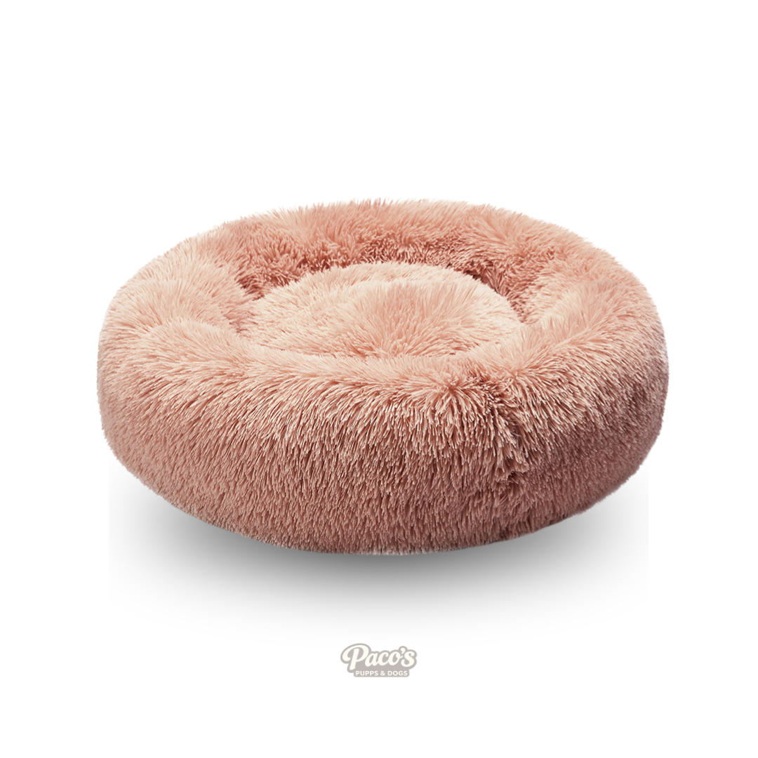 PaWz Plush Comfort Donut Bed - Pink, M