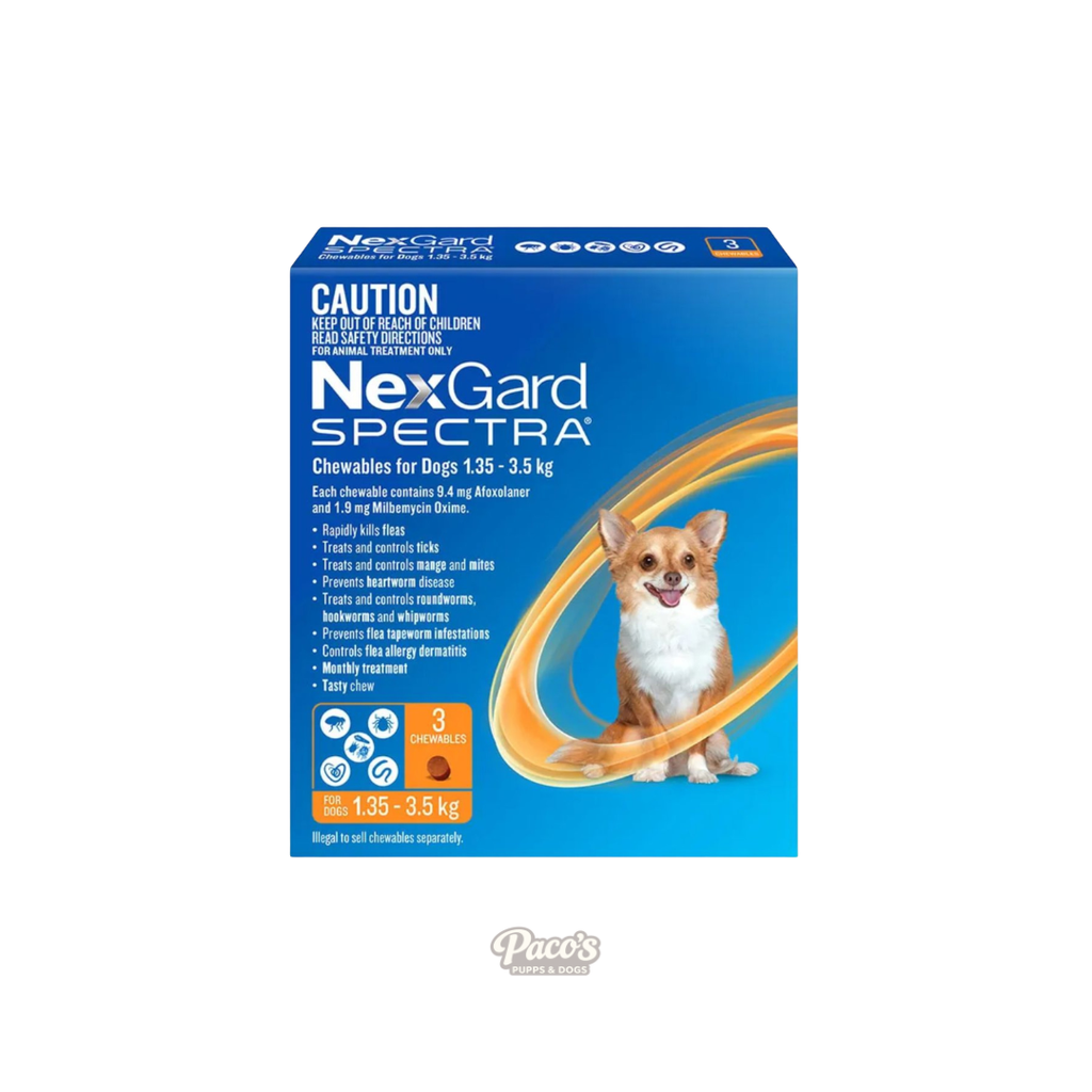 NexGard Spectra 1.35-3.5kg 3pk