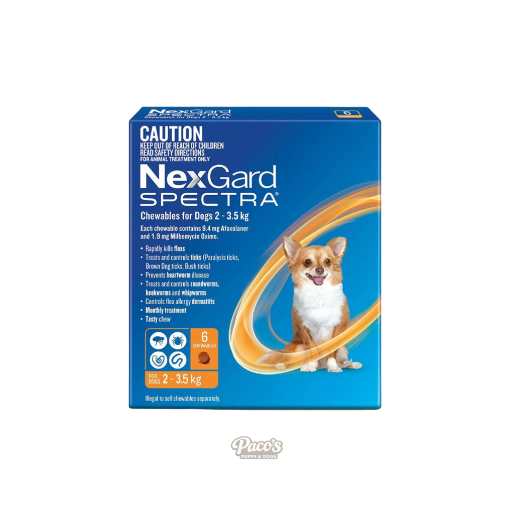 NexGard Spectra 2-3.5kg 6pk