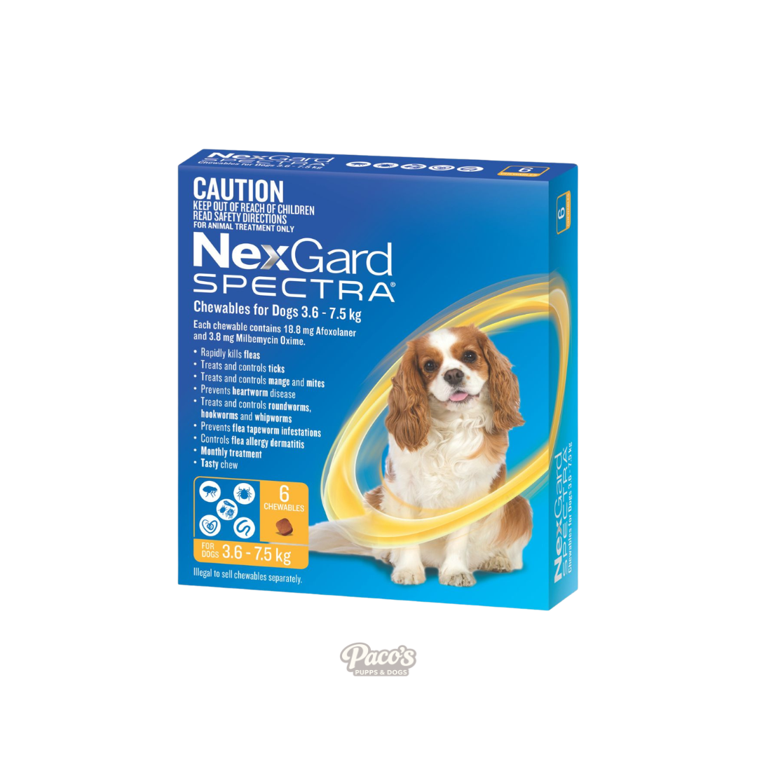 NexGard Spectra 3.6-7.5kg 3pk