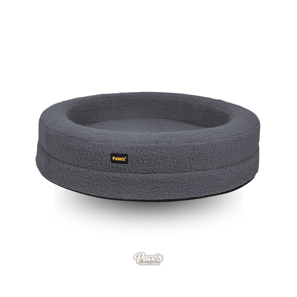 Pawz Sherpa Donut Bed - Dark, XL