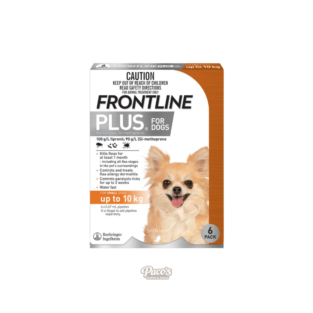 Frontline Plus 0-10kg Orange 6pk