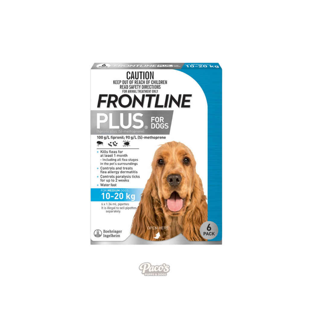 Frontline Plus 10-20kg Blue 3pk