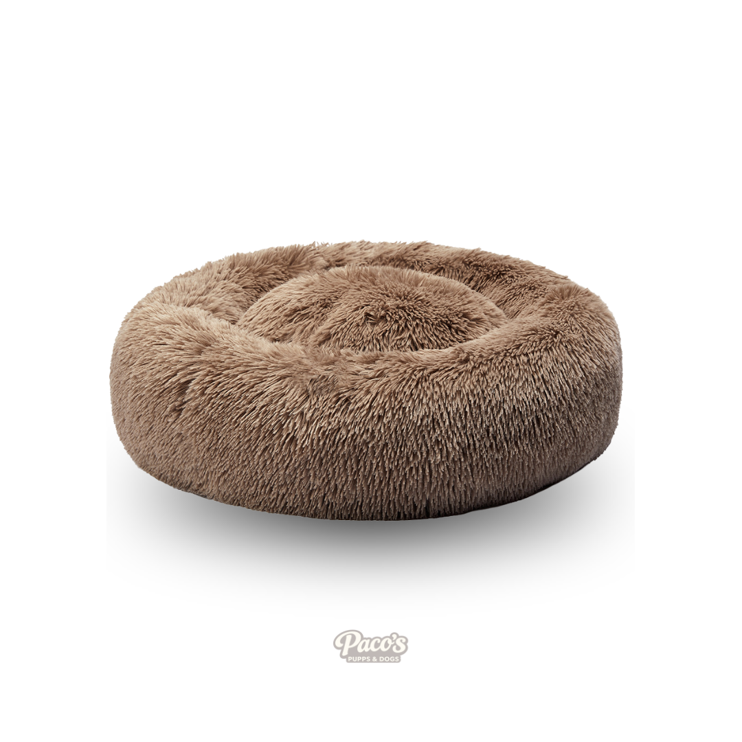 PaWz Donut Calming Bed  - Brown, XXL