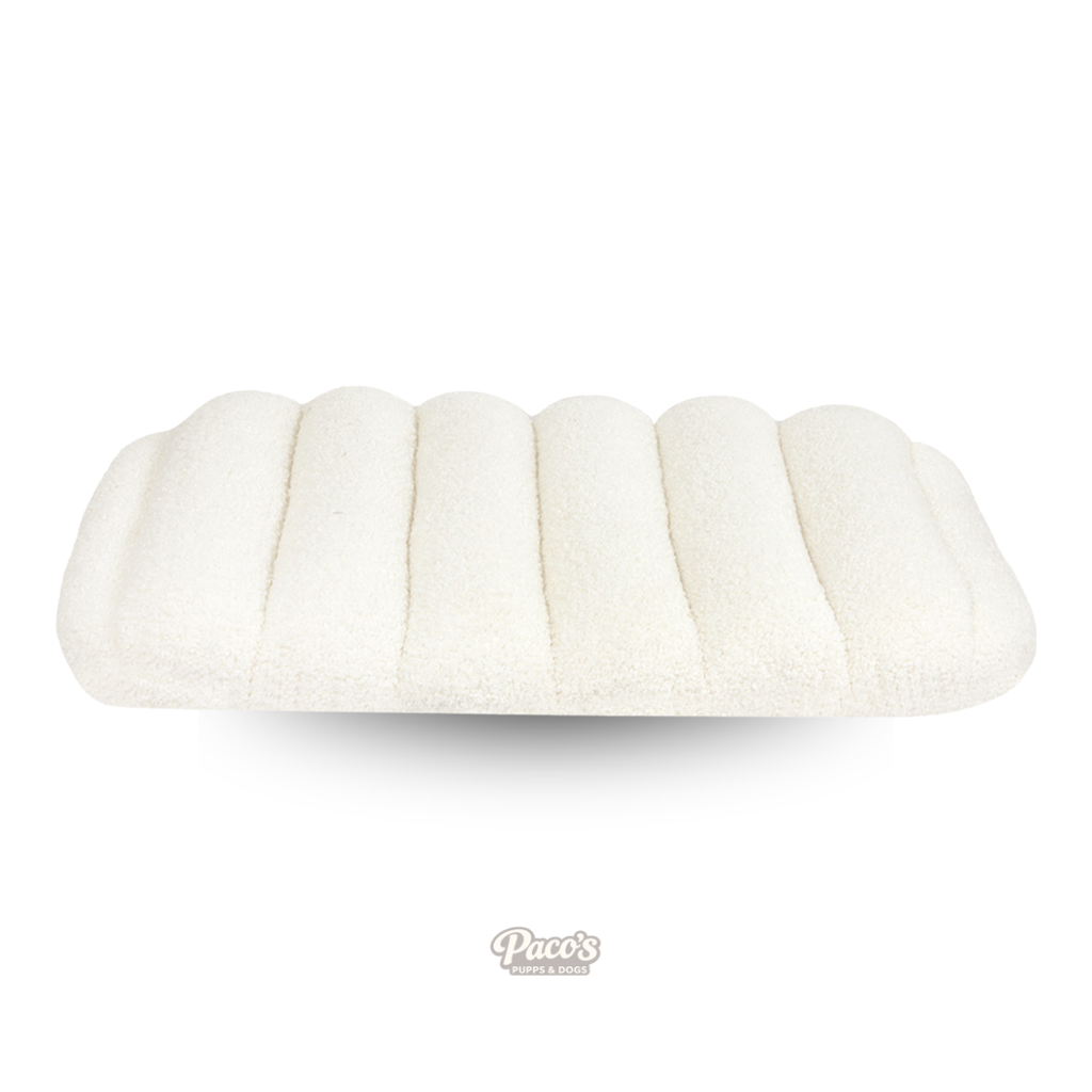 Pawz Orthopedic Sherpa Bed - White, L